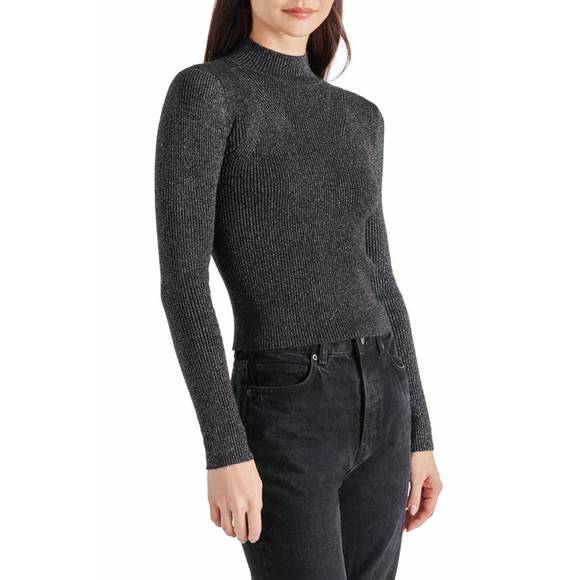 NEW STEVE MADDEN serita sweater in black - Picture 2 of 3